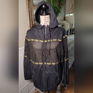 VS PINK mesh windbreaker jacket XS